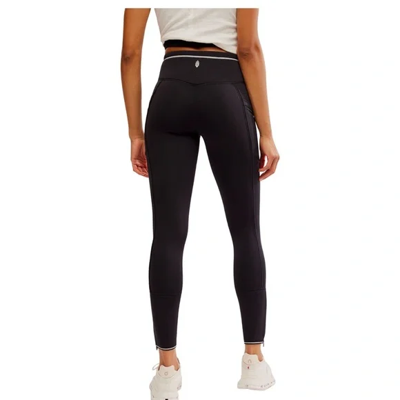 NWT Free People Women's Keepin' Cozy Fleece-Lined Women's High-Waisted Leggings - Picture 9 of 14